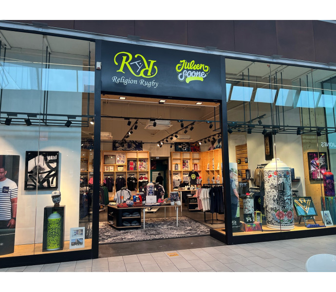  Ouverture Éphémère de la Boutique Religion Rugby à Carrefour Labège